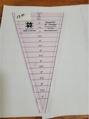 Simplicity Simpli-EZ 30° Triangle Quilting Ruler by Darlene Zimmerman